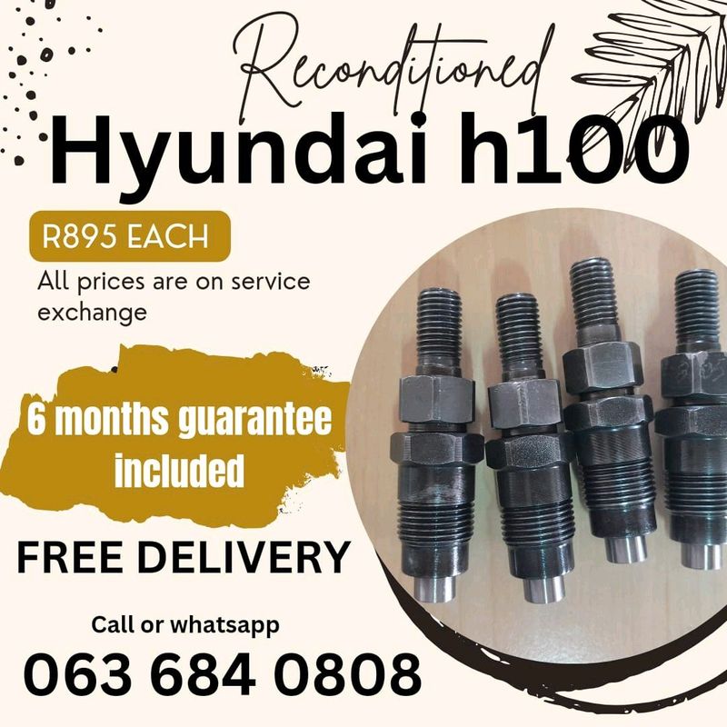 HYUNDAI H100 DIESEL INJECTORS FOR SALE WITH WARRANTY