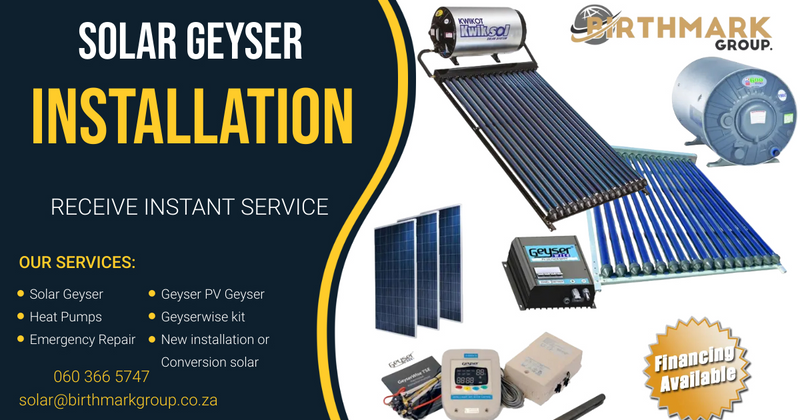 Solar Geysers and Conversion