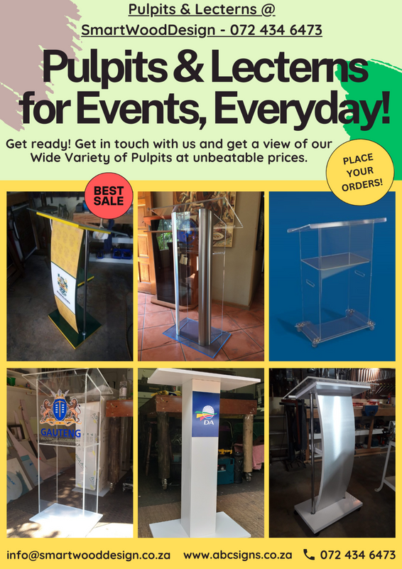 PODIUMS - Ad posted by PULPITS &amp; LECTERNS T/A SMART WOOD DESIGN