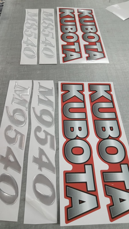 Kubota M8540- M9540 Replacement Stickers