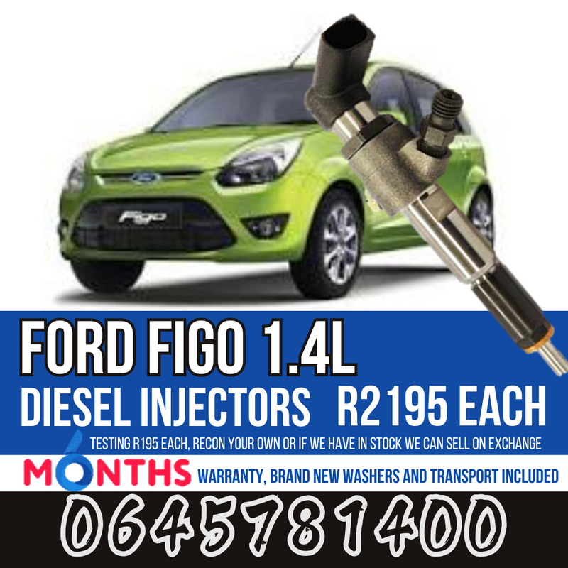 Ford Figo 1.4L diesel injectors for sale