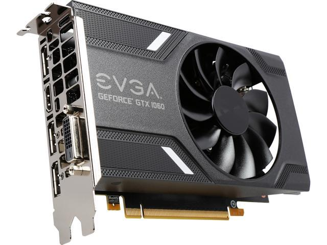 EVGA GeForce GTX 1060 GAMING  6GB GDDR5 192-bit PCI-E 3.0 Desktop Graphics Card USED