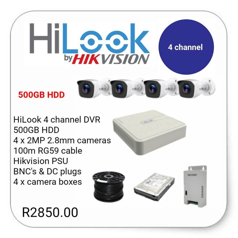 HiLook CCTV security camera kits
