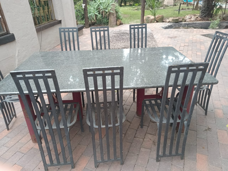 8 seater genuine granite table