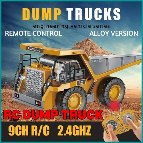RC TOY 9CH Alloy Dump Truck 2.4GHz Remote Control