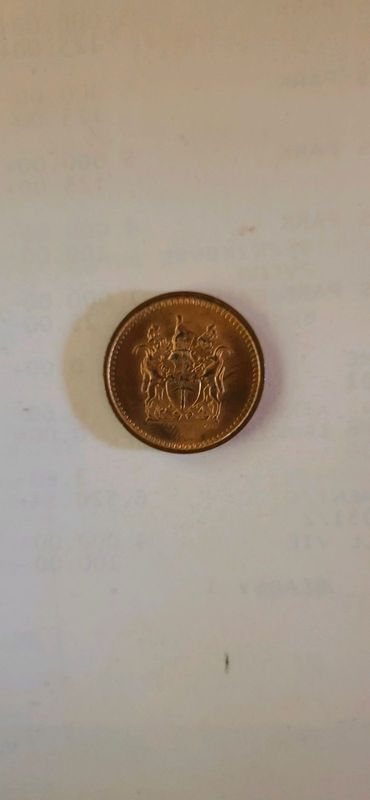 Rhodesia, 1 Cent 1970, Bronze, UNC .
