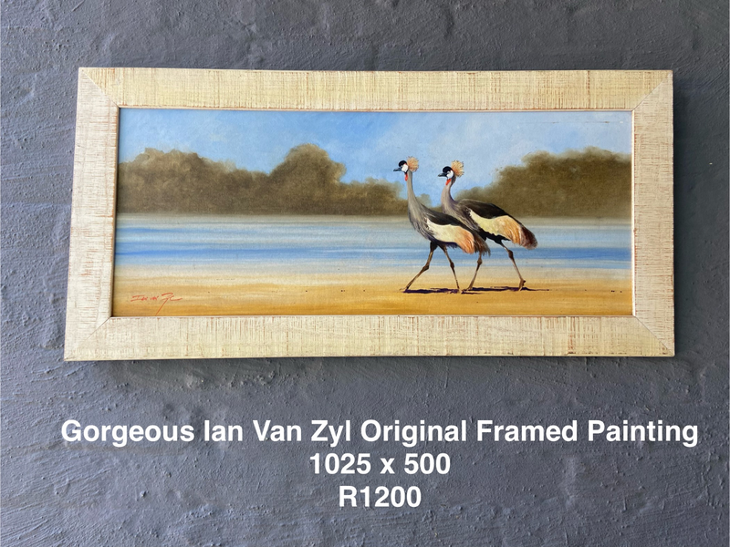 Ian Van Zyl Original Framed Painting R1200 G