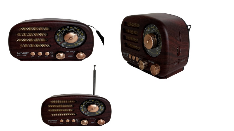 Rechargeable Vintage Band Radio With USB  8100