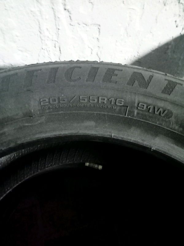 205/55/R16 Tyres brand new (Good Year)