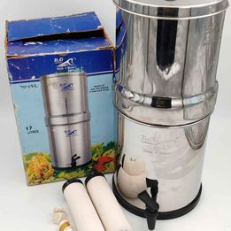 H2O AISI high grade 304 Stainless Steel Gravity-Fed portable Water Filter System for sale