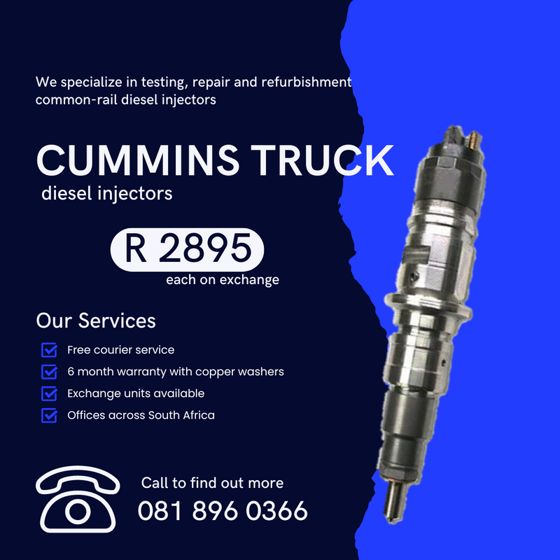 CUMMINS TRUCK FIRDRL INJECTORS FOR SALE WITH WARRANTY