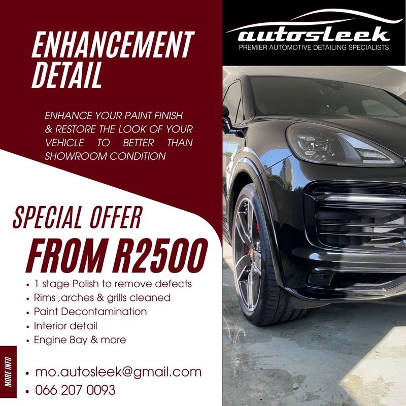 Auto Detailing in Umhlanga