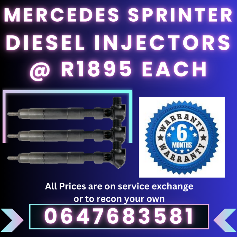 MERCEDES SPRINTER DIESEL INJECTORS FOR SALE FREE COPPER WASHERS