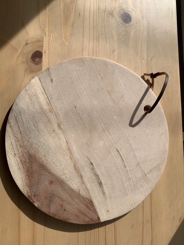 Marble &amp; wood Server from Poetry