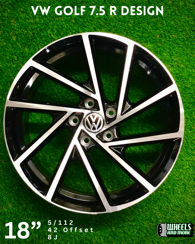 18 inch VW Golf 7.5 R Reps Rims Set
