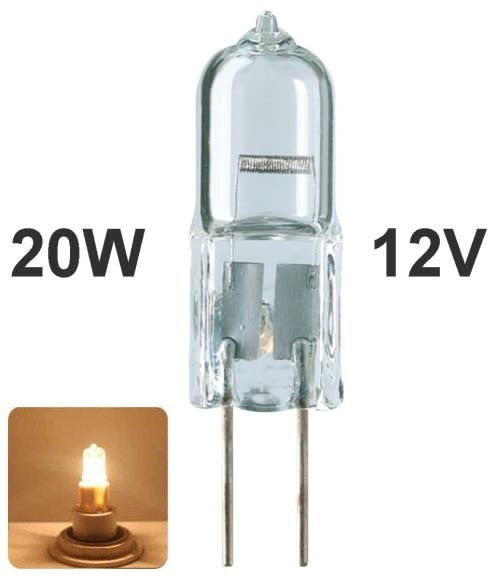 G4 Halogen Light Bulbs 20W 12V Halogen Light Capsules, Lamps in Warm White. Brand New Products.
