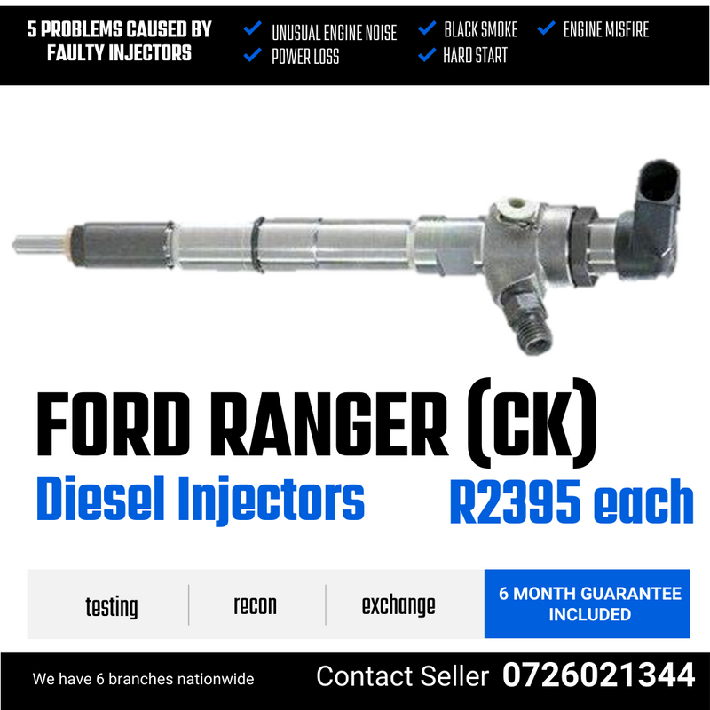 Ford Ranger CK diesel injectors for sale