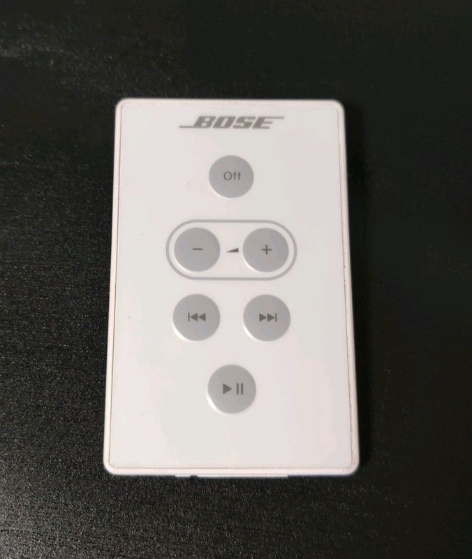 Authentic OEM Bose SoundDock 6 Buttons Series 1 White Remote Control for sale