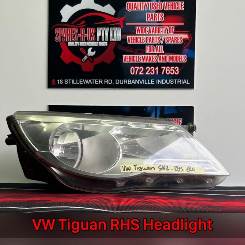 VW Tiguan RHS Headlight for sale