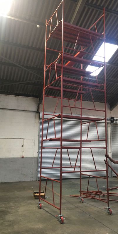 New Complete 6m Scaffolding Tower on wheels