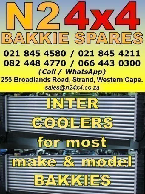 INTER COOLERS for most make &amp; model 4x2 4x4 BAKKIES |op|167