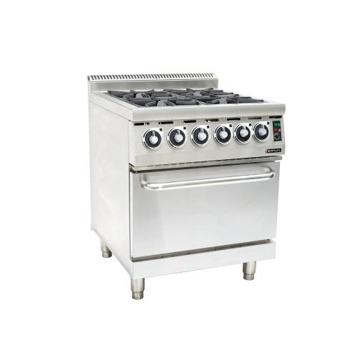 GAS STOVE WITH ELECTRIC OVEN ANVIL – 4 BURNER