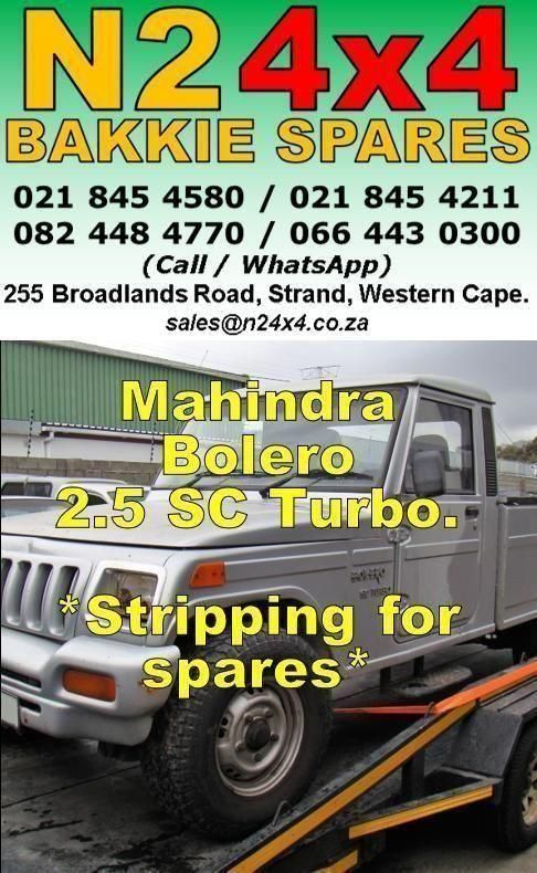 Mahindra Bolero 2.5 SC Turbo *Stripping for spares* |sp|316