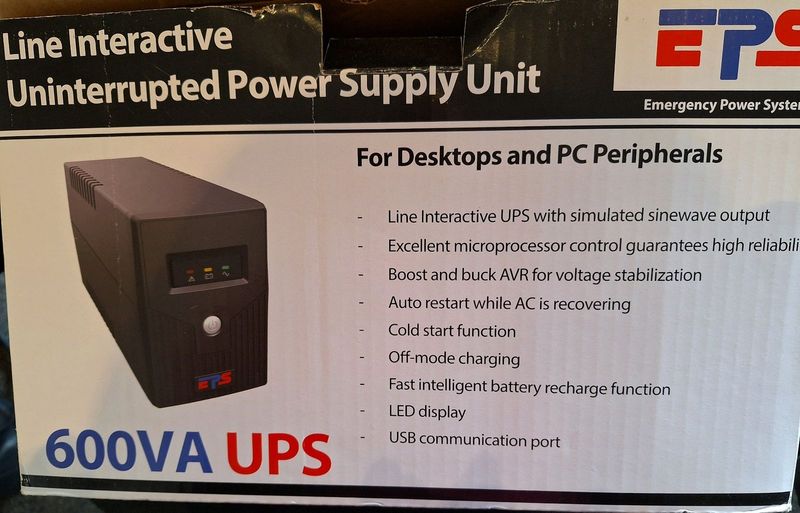 EPS 600VA UPS line interactive ups unit