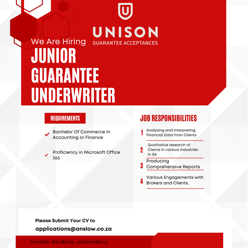 Junior Guarantee Underwriter