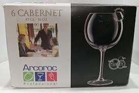 Arcoroc glassware cabernet 35 cl 6 set
