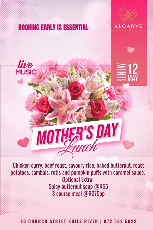 Mother’s Day Sunday lunch