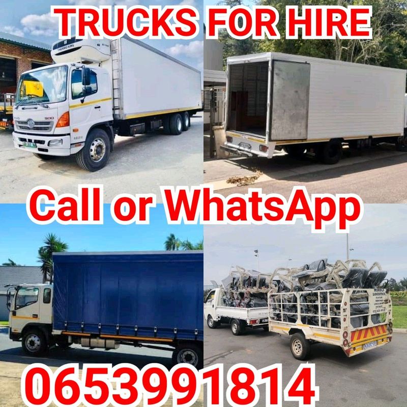 Truck and Bakkie for hire