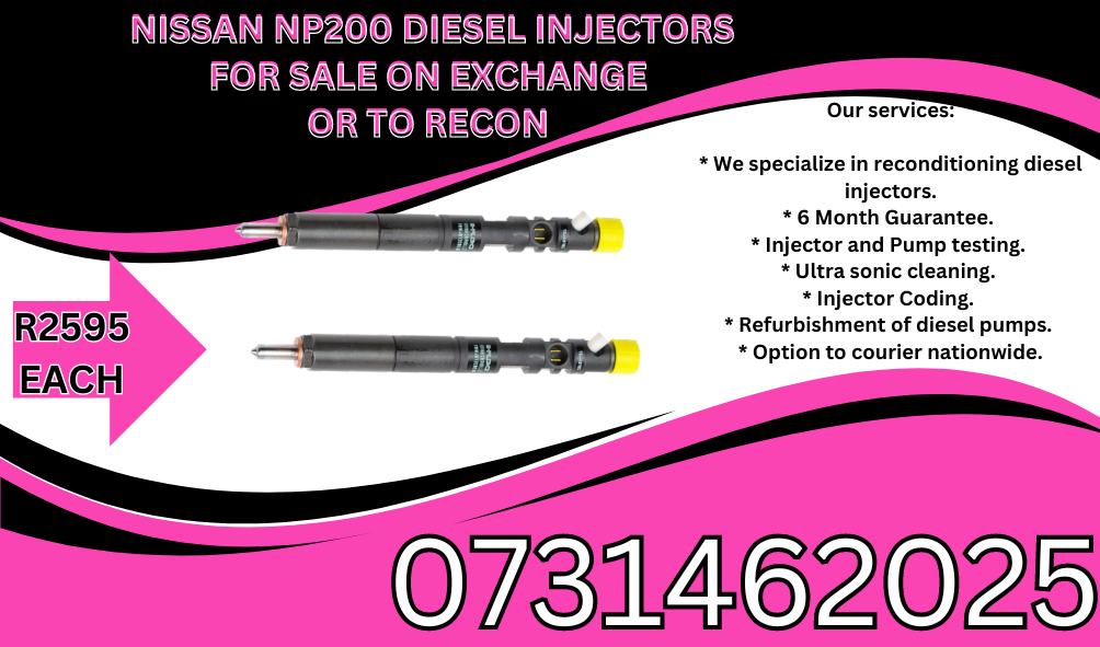 Nissan NP200 diesel injectors for sale with warranty | Hout Bay ...