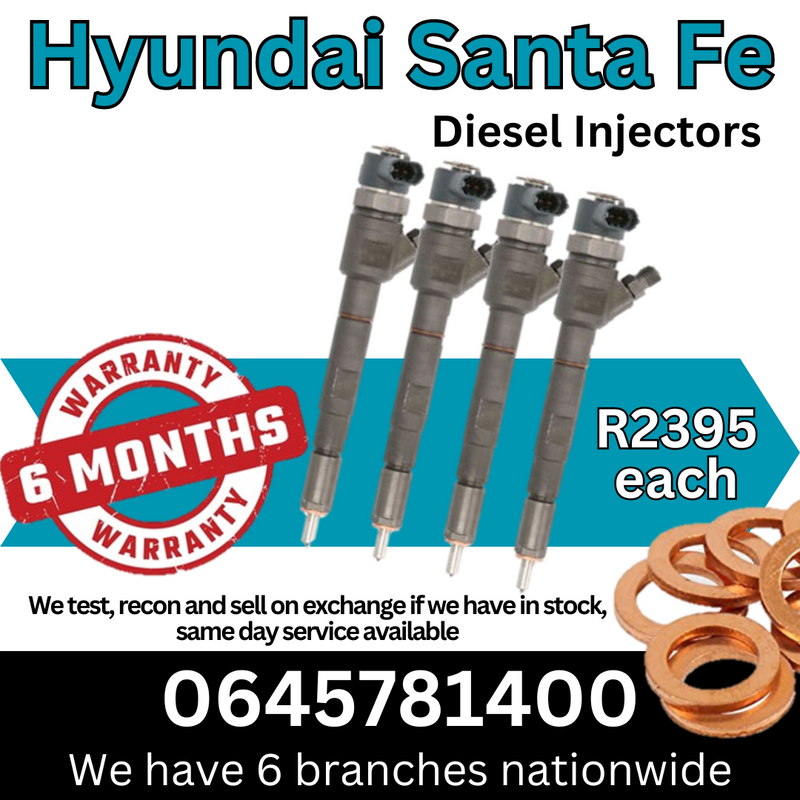 Hyundai Santa Fe diesel injectors for sale