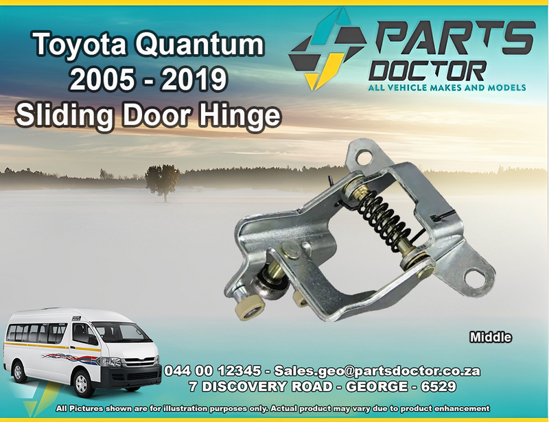 TOYOTA QUANTUM 2005 - 2019 MIDDLE SLIDING DOOR HINGE