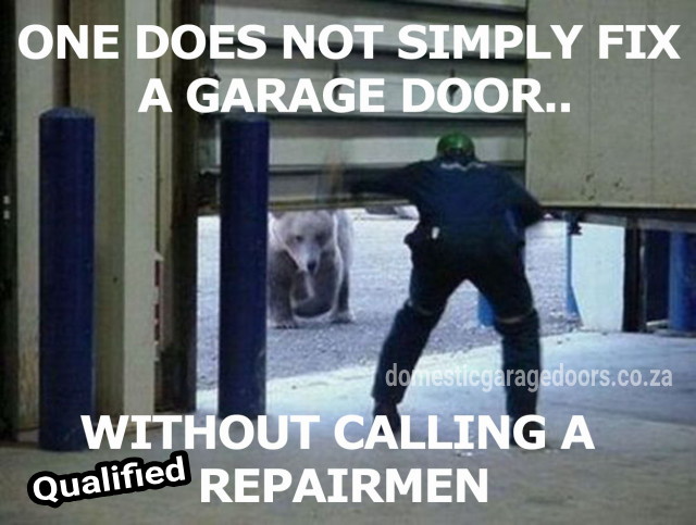 Garage door repairs and Garage motor repairs