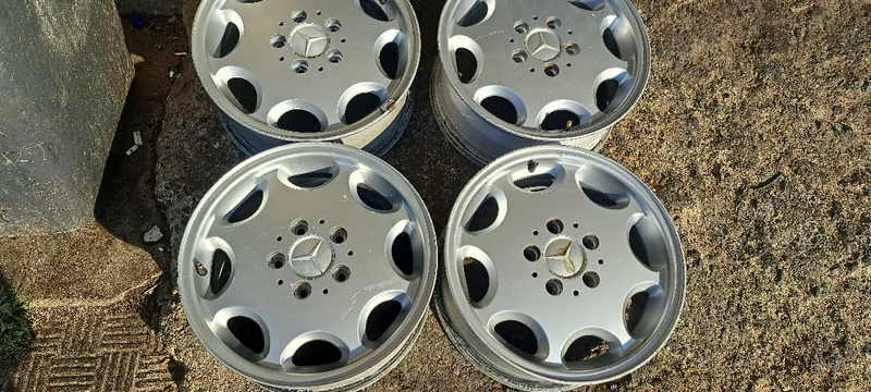 A set of 15inch Mercedes  rims available