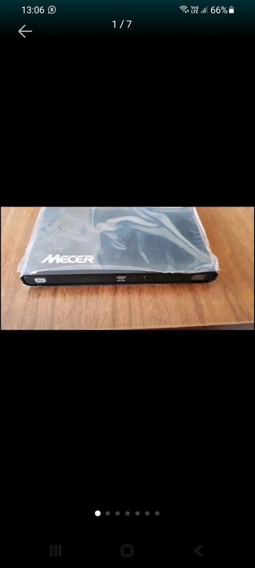 New Mecer Ultra slim Portable CD/DVD Burner
