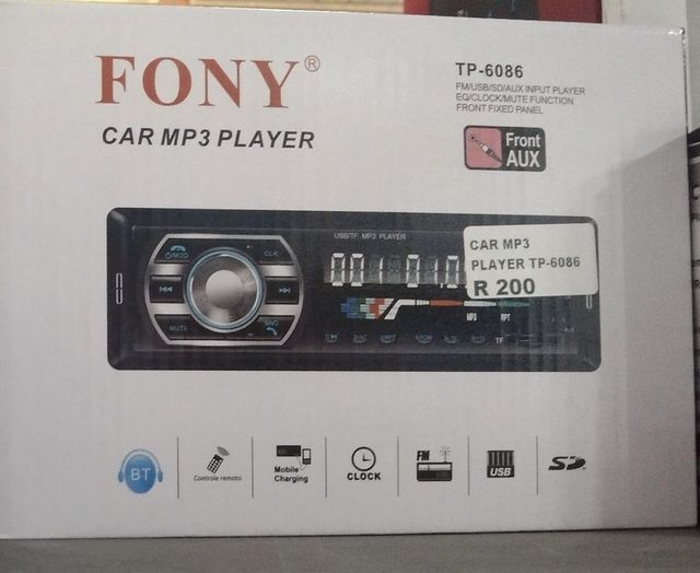 **** Fony Car MP3 player Bluetooth, USB, SD, Aux, FM Brand New****