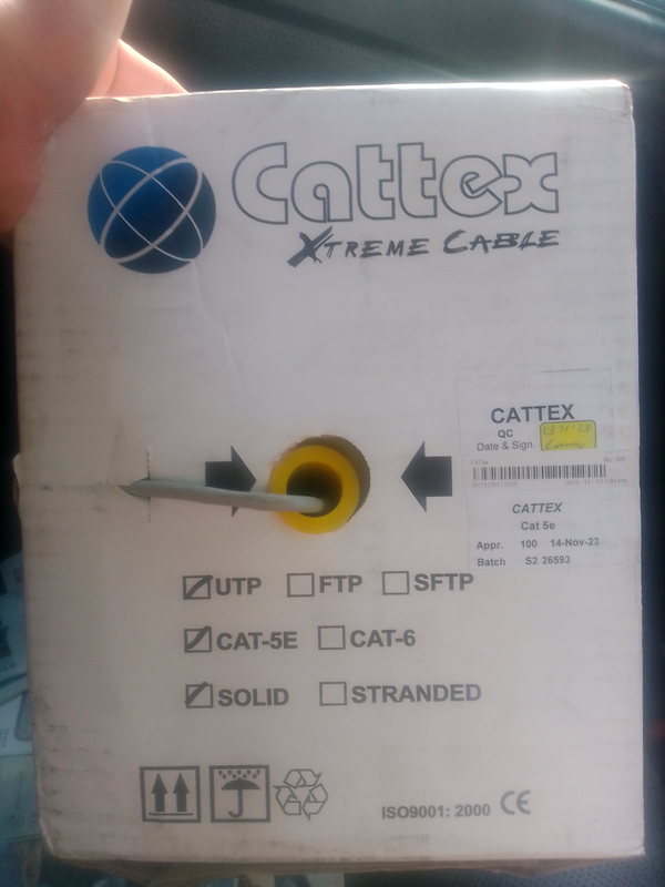 Cat5 ethernet cable