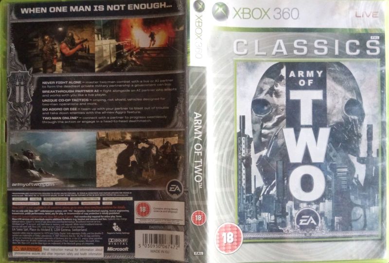 Army of Two – Classics (Xbox 360) for sale at GAMING4GEEKS.