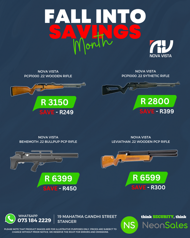 Nova Vista PCP Air Rifles For Sale