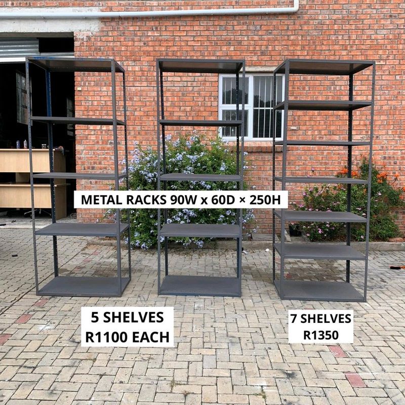 METAL STORAGE SHELVING FOR SALE