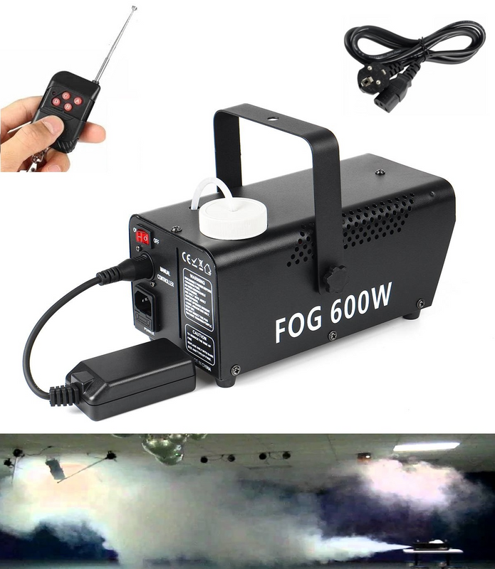 Professional Smoke Fogger Machine 600W Heavy Duty Compact and High Capacity. Discos, Parties. NEW