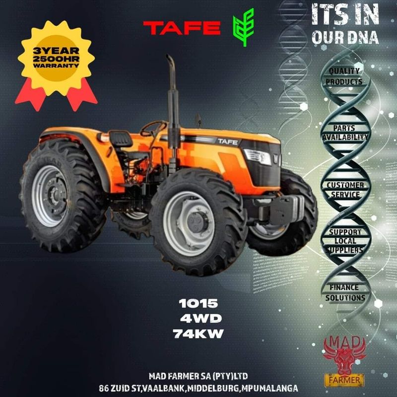 TAFE 1015 4WD TRACTORS AVAILABLE FOR SALE