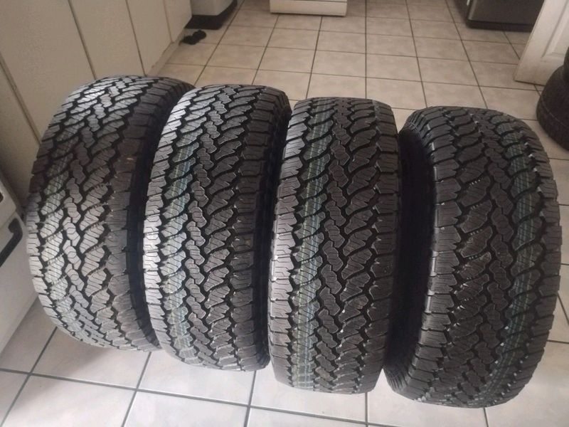 265 60R18 GENERAL GRABBER AT 3 Tyres A Set Of Four On Sale
