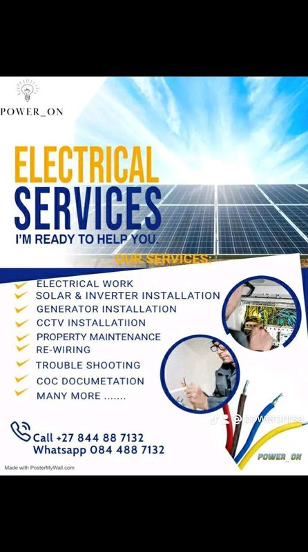 Solar installation and Electric Work