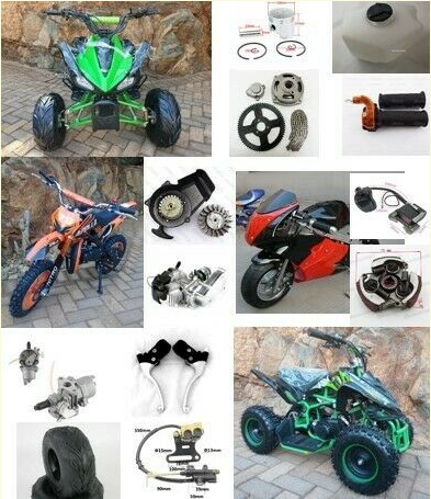 Mini ATV, Pocket Bike, Quad, Dirt/Pit Bike 49cc 2 Stroke and 125cc 4 stroke spares
