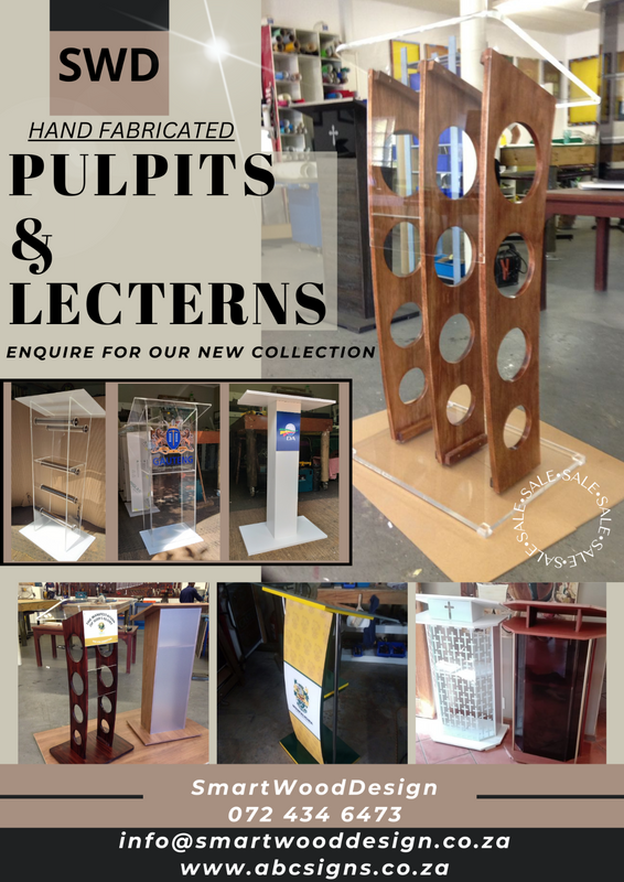 MODERN COFFEE TABLES &amp; PULPITS - Ad posted by Pulpits and Lecterns t/a Smart Wood Design