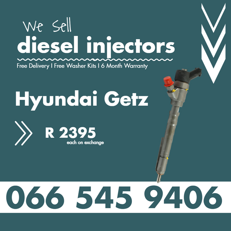 HYUNDAI GETZ DIESEL INJECTORS FOR SALE ON EXCHANGE